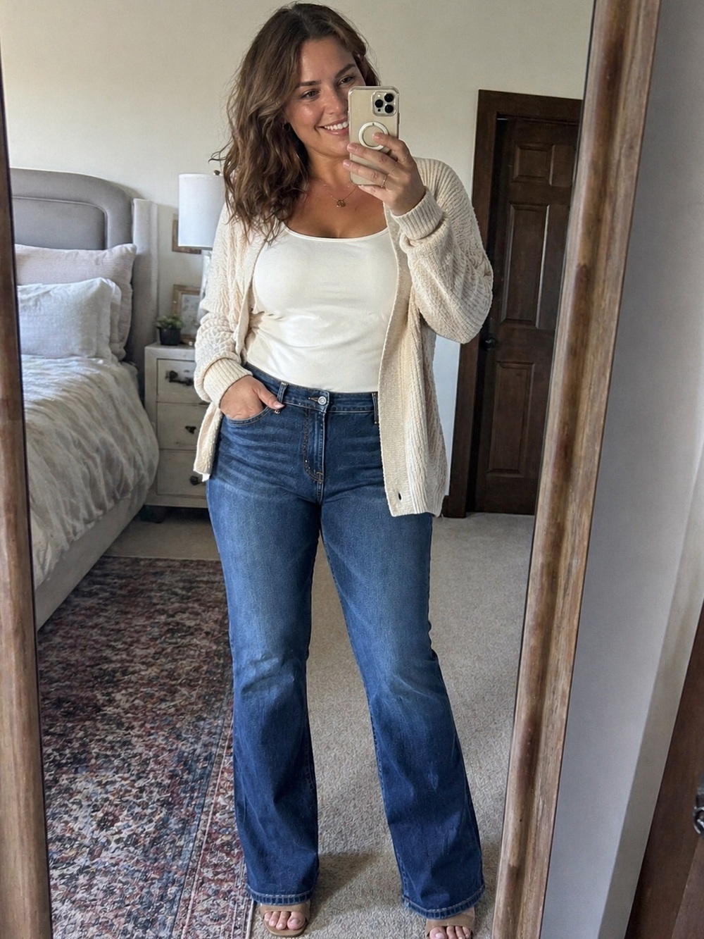 Lucky Brand Dark Blue Flare Jeans
